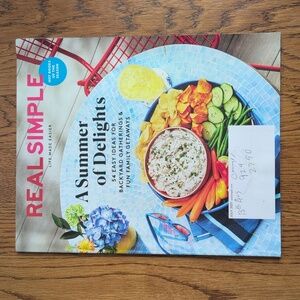 Real Simple Magazine July 2021 A Summer Of Delights, Life Made Easier, Hot Books